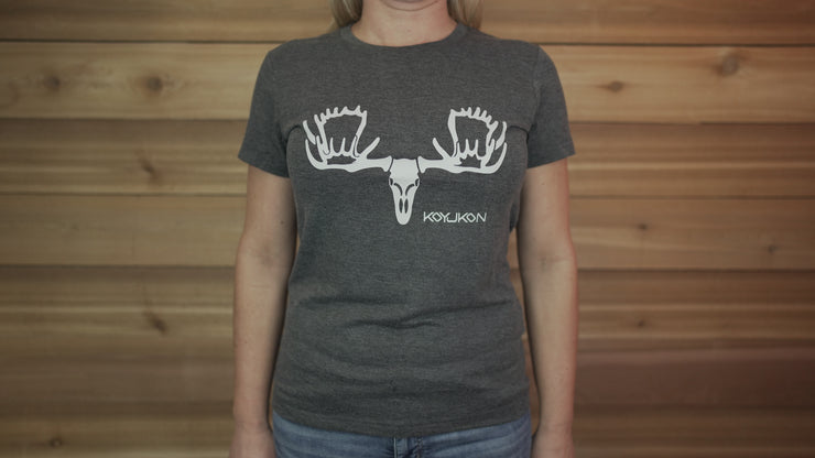 Women's Short Sleeve- Moose Head Logo - Koyukon